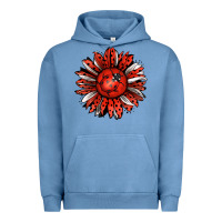 Pigment Pebble Blue Ladybug Sunflower Urban Hoodie - Jasminsmagicworld