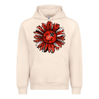 Sandshell Ladybug Sunflower Urban Hoodie - Jasminsmagicworld