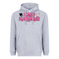 Heather Grey breast cancer case manager Heavyweight Hoodie - texasbilliewilder
