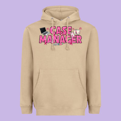 Breast Cancer Case Manager Heavyweight Hoodie Designed By Texasbilliewilder