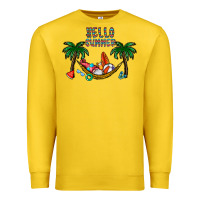 Lemon hello summer Premium Sweatshirt - CowhideDigitalArt
