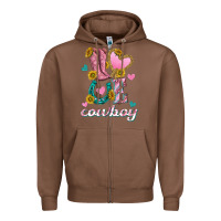 Chestnut love western cowboy Zipper Hoodie - texasbilliewilder
