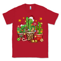 Red Christmas cactus Classic Tee - Zillion Design Studio