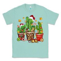 Seafoam Christmas cactus Classic Tee - Zillion Design Studio