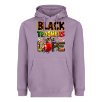 Lavender Black Teacher's are dope juneteenth Heavyweight Hoodie - Zillion Design Studio