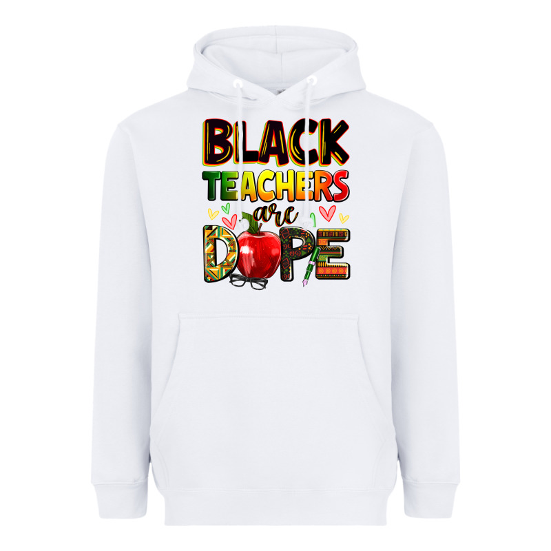 Black Teacher's Are Dope Juneteenth Heavyweight Hoodie by Zillion Design Studio | Teevron