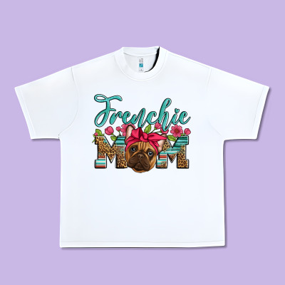 French Bulldog Mom Urban Heavy Tee Designed By Artiststas