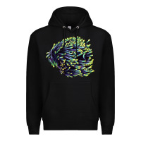 Black Sea Coral Premium Hoodie - LillyAllenDesigns