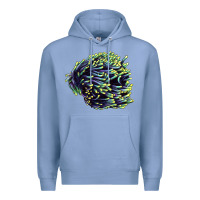 Colony Blue Sea Coral Premium Hoodie - LillyAllenDesigns