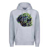 Heather Grey Sea Coral Premium Hoodie - LillyAllenDesigns