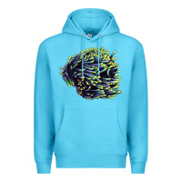 Ocean Blue Sea Coral Premium Hoodie - LillyAllenDesigns