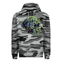 Slate Camo Sea Coral Premium Hoodie - LillyAllenDesigns