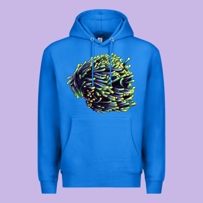 Sea Coral Premium Hoodie Designed By Lillyallendesigns