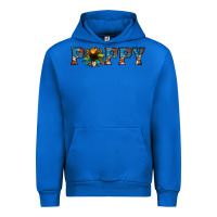 Cobalt poppy cowhide sunflower Urban Hoodie - Jasminsmagicworld