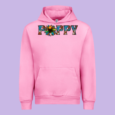 Poppy Cowhide Sunflower Urban Hoodie Designed By Jasminsmagicworld