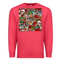Cardinal christmas pig  aztec Premium Sweatshirt - FaDigitalArtStudio