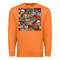 Carrot christmas pig  aztec Premium Sweatshirt - FaDigitalArtStudio