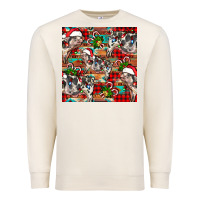 Sandshell christmas pig  aztec Premium Sweatshirt - FaDigitalArtStudio