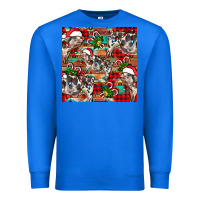 True Royal christmas pig  aztec Premium Sweatshirt - FaDigitalArtStudio