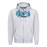Heather Grey it's freezing season Zipper Hoodie - Zillion Design Studio