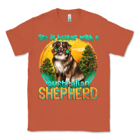 Copper life is better with a australian shepherd Classic Tee - texasbilliewilder