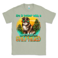 Matcha life is better with a australian shepherd Classic Tee - texasbilliewilder