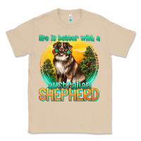 Mushroom life is better with a australian shepherd Classic Tee - texasbilliewilder
