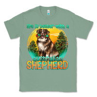 Sage life is better with a australian shepherd Classic Tee - texasbilliewilder