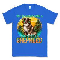 True Royal life is better with a australian shepherd Classic Tee - texasbilliewilder