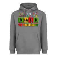 Storm Black the prime element juneteenth Heavyweight Hoodie - Zillion Design Studio