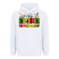White Black the prime element juneteenth Heavyweight Hoodie - Zillion Design Studio