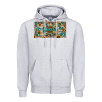 Heather Grey Blessed With Sunflower And Gemstone Zipper Hoodie - RanaPortraitStore