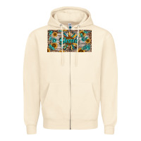 Sandshell Blessed With Sunflower And Gemstone Zipper Hoodie - RanaPortraitStore