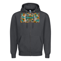 Smoke Blessed With Sunflower And Gemstone Zipper Hoodie - RanaPortraitStore
