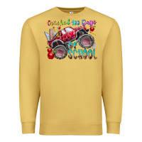 Antique Gold crushed 100 days of school Premium Sweatshirt - RacoonDesign