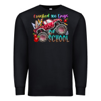 Black crushed 100 days of school Premium Sweatshirt - RacoonDesign