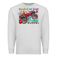 Dove Grey crushed 100 days of school Premium Sweatshirt - RacoonDesign