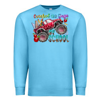 Ocean Blue crushed 100 days of school Premium Sweatshirt - RacoonDesign
