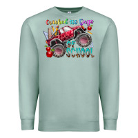 Seafoam crushed 100 days of school Premium Sweatshirt - RacoonDesign