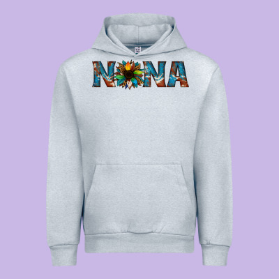 Nana Cowhide Sunflower Urban Hoodie Designed By Jasminsmagicworld