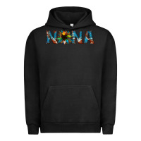 Pigment Black nana cowhide sunflower Urban Hoodie - Jasminsmagicworld
