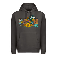 Smoke western faith arrow sunflowers Premium Hoodie - BarkalooDesign