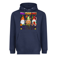 Navy hallothanksmas its the most wonderful time of the Heavyweight Hoodie - texasbilliewilder