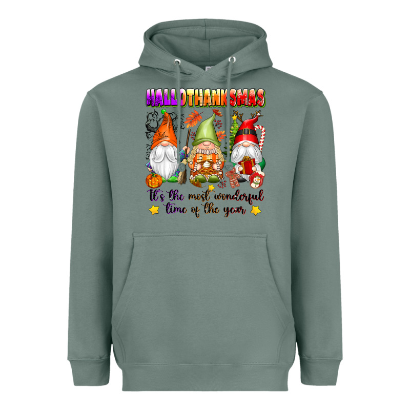 Hallothanksmas Its The Most Wonderful Time Of The Heavyweight Hoodie by texasbilliewilder | Teevron