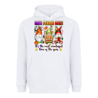 White hallothanksmas its the most wonderful time of the Heavyweight Hoodie - texasbilliewilder