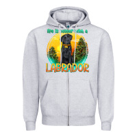 Heather Grey life is better with a labrador Zipper Hoodie - texasbilliewilder