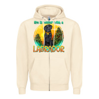 Sandshell life is better with a labrador Zipper Hoodie - texasbilliewilder