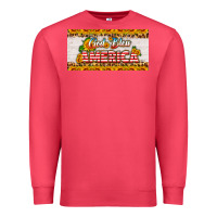 Cardinal god bless america sunflower license plate Premium Sweatshirt - HRA Design Shop