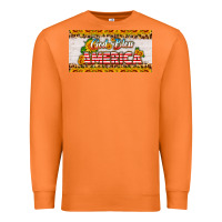Carrot god bless america sunflower license plate Premium Sweatshirt - HRA Design Shop