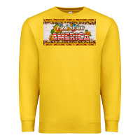 Lemon god bless america sunflower license plate Premium Sweatshirt - HRA Design Shop